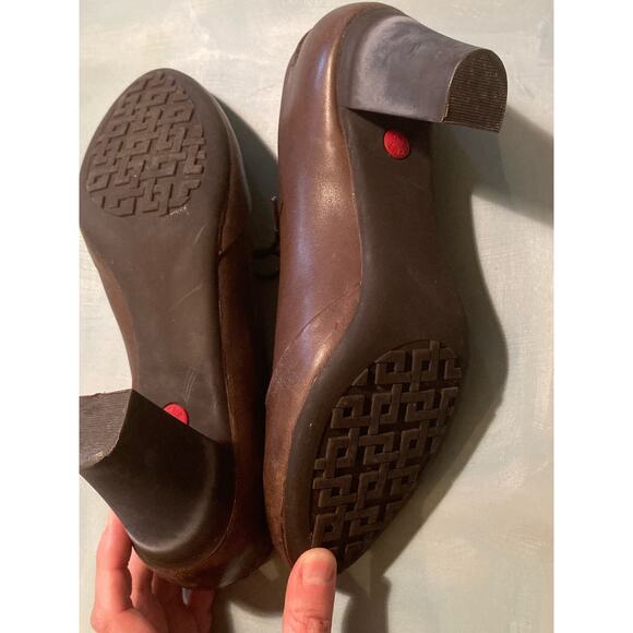 Camper Lace-up Oxford Brogue Heels Comfort w/ Box ~ 1940s Glam ~ Sz 40 10 - Picture 6 of 8